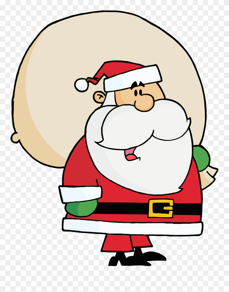 Animated Clipart Santa Claus - Png Download