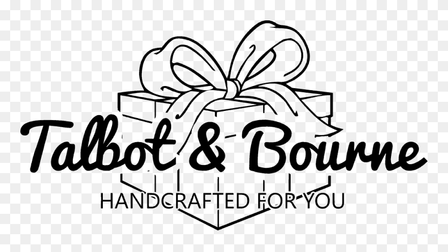 Unique Personalised Wooden From - Present Illustration Clipart