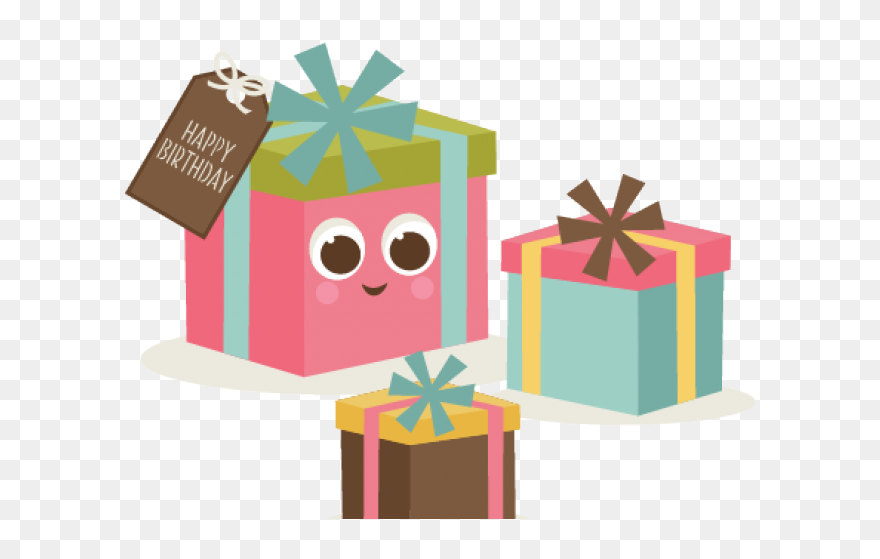 Birthday Presents Clipart - Transparent Background Birthday Gift Clip Art - Png Download