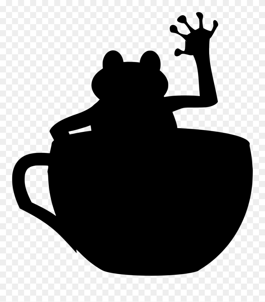 Coffee Cup Silhouette - Save Time Icon Png Clipart