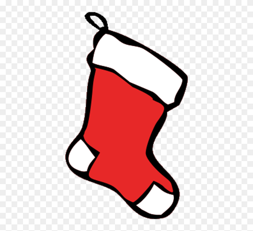 Transparent Hanging Christmas Stockings Clipart - Stocking Clip Art - Png Download