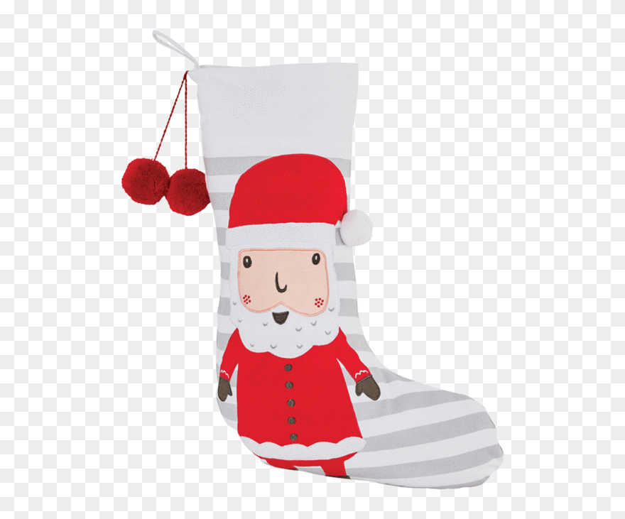 Christmas Stocking, Father Christmas Clipart