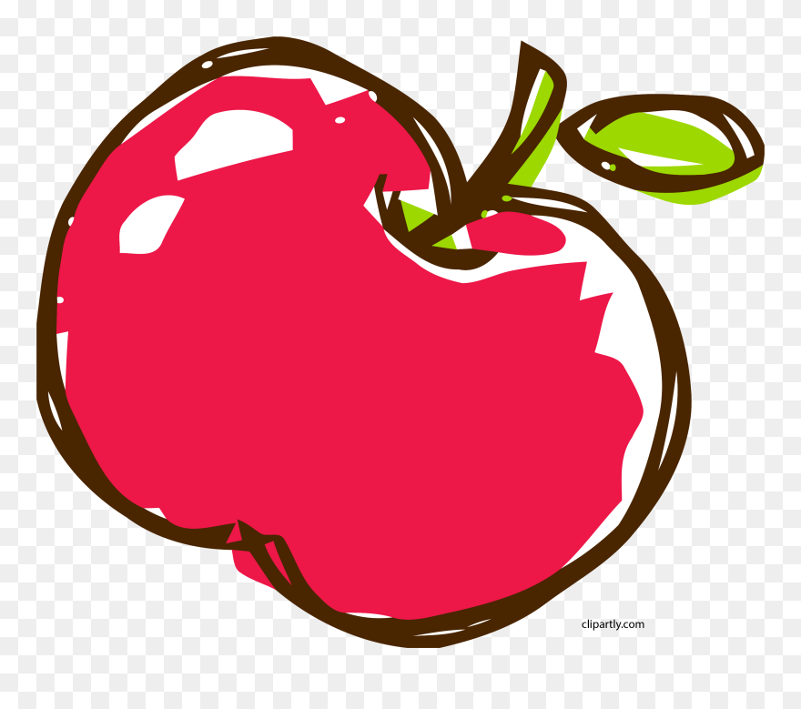 Transparent Apple Sketch Png Clipart