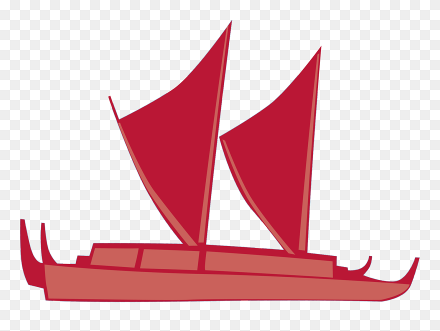 Computer Graphic Of A Canoe - Lugger Clipart