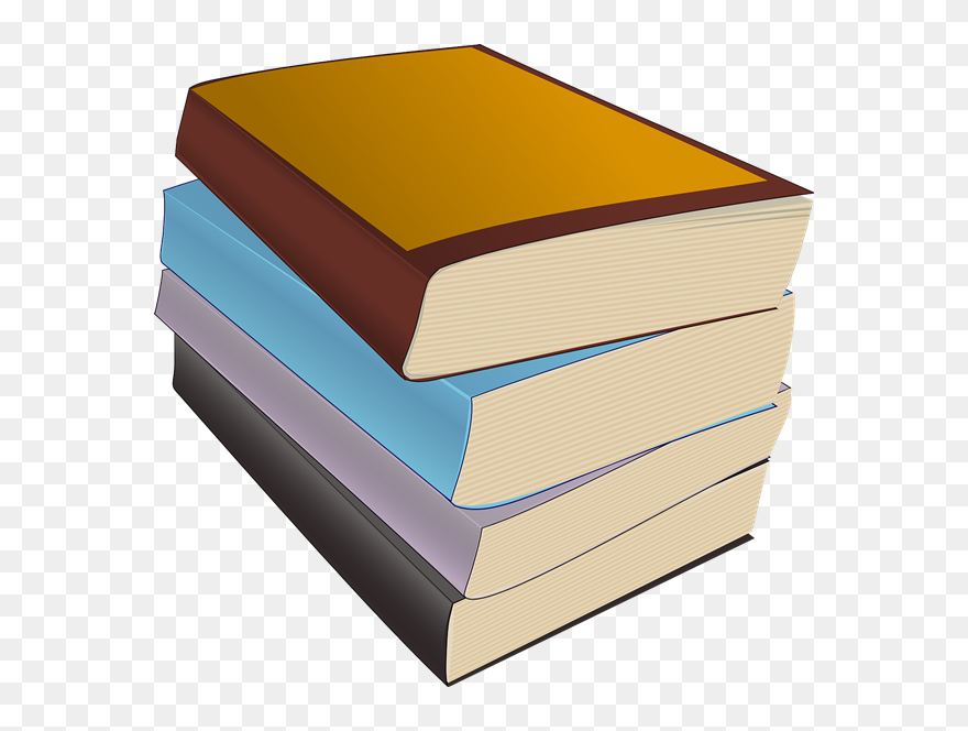 Stack Of Books Free To Use Clipart - Stack Stacked Books Clipart - Png Download
