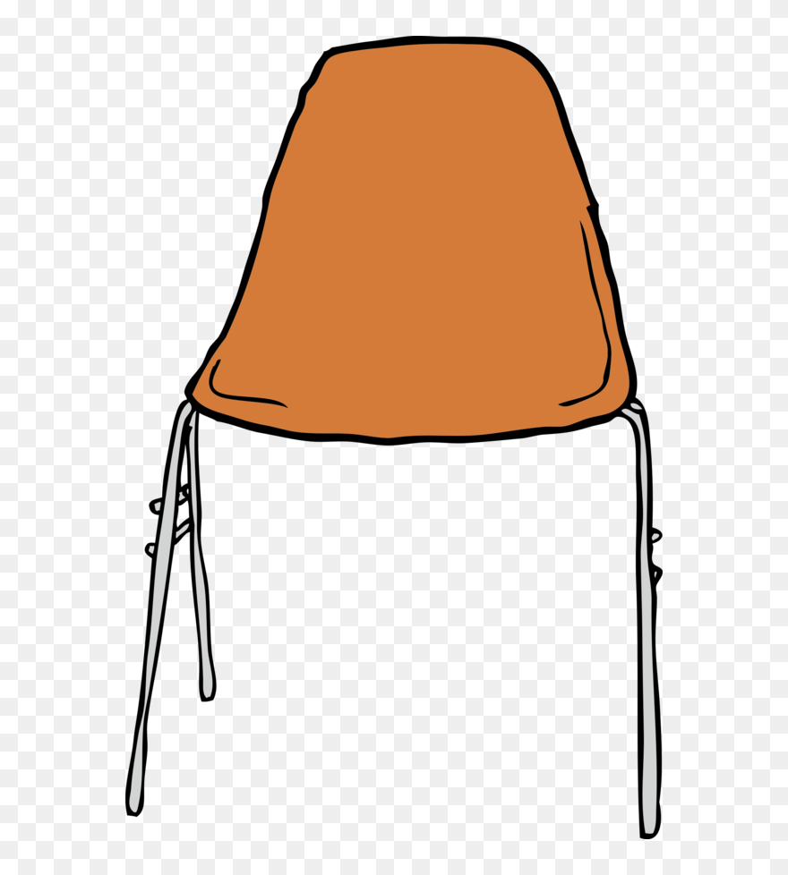 Transparent Classroom Table Furniture Line Clipart - Chair Clip Art - Png Download