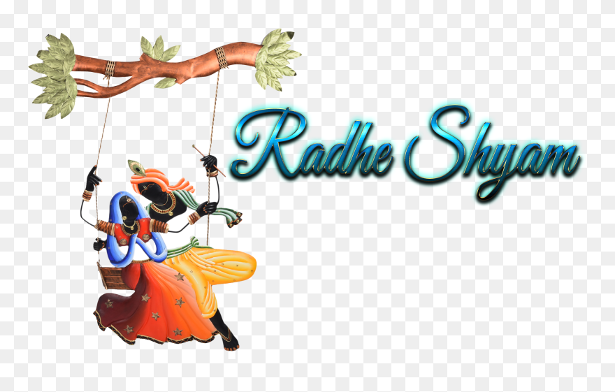 Transparent Peacock Feather Krishna Png - Radhe Radhe Png Clipart