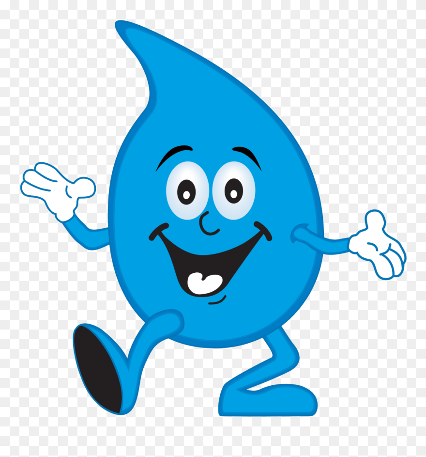 Water Drops Clipart Cartoon - Png Download