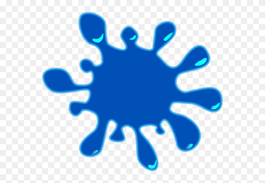 Blue Water Clipart Pool Service - Cartoon Water Splash Png Transparent Png