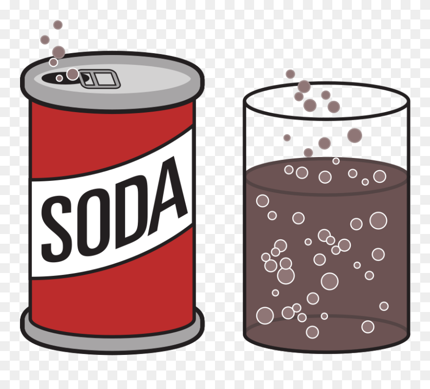 Onlinelabels Clip Art Soda - Soda Clipart - Png Download