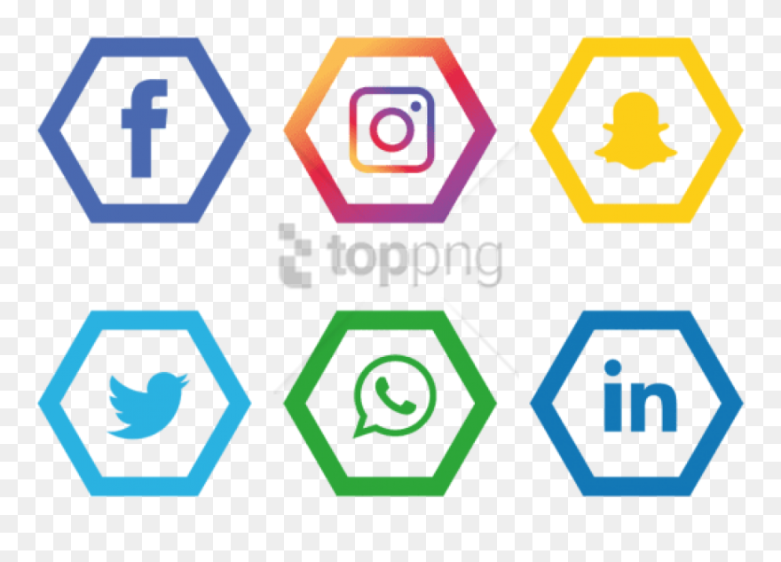 Social Media Logos Png No Background- - Logo Social Media Png Clipart