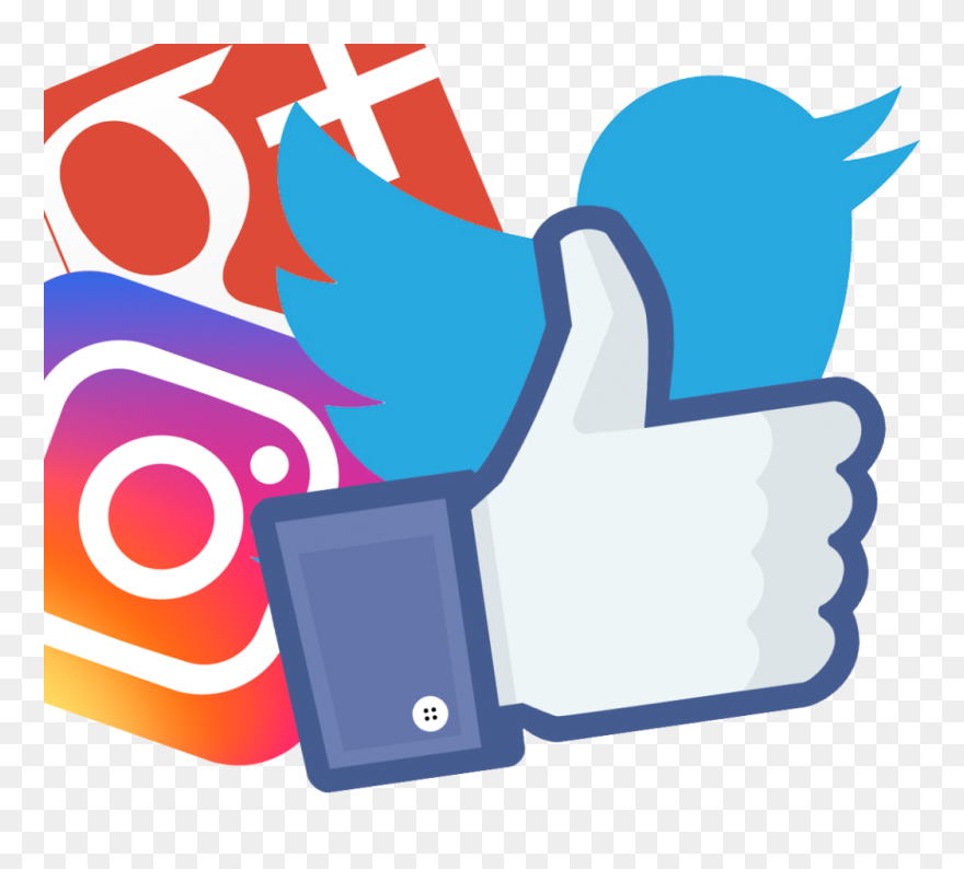 Marketing Clipart Media Icon - Marketing Social Media Clipart - Png Download