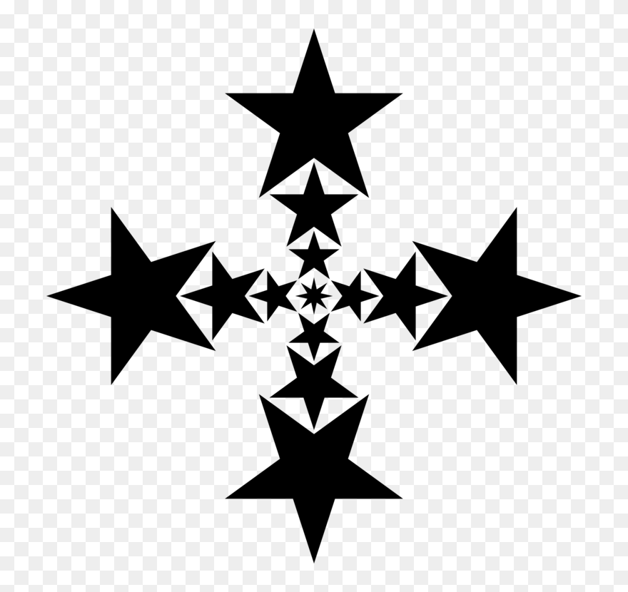 Star,symmetry,symbol - Logo Three Color Design Clipart