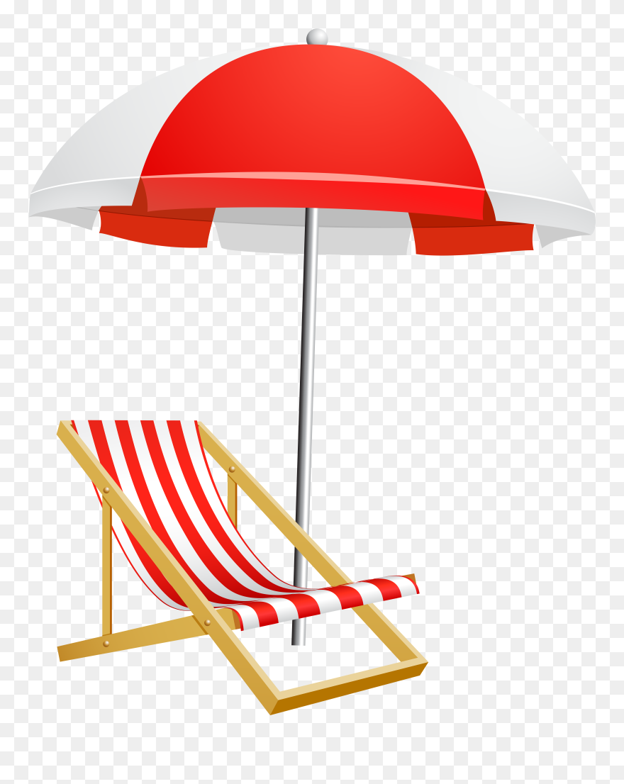 Umbrella Beach Clip Art - Beach Umbrella Clipart Transparent Background - Png Download