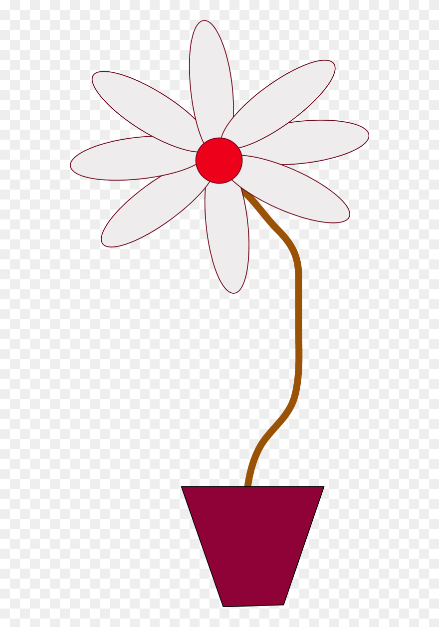 Flower In A Pot Clipart