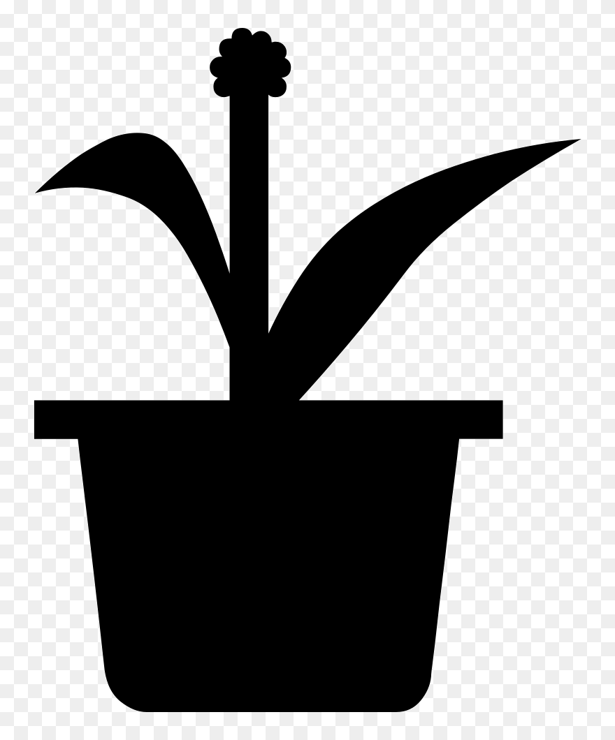 Flowerpots Clipart Svg - Png Download