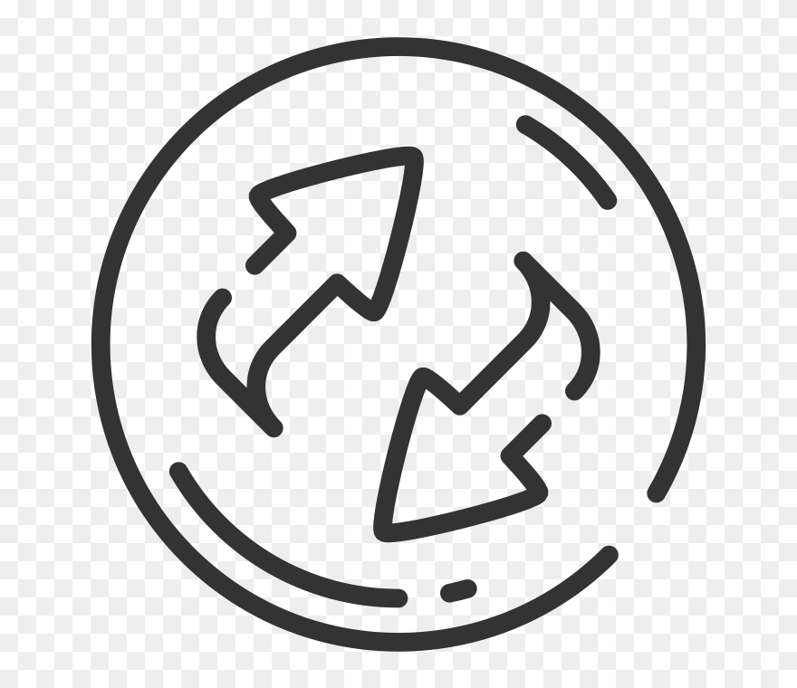 Transparent Circle Arrow Png - Refrech Con Png Clipart