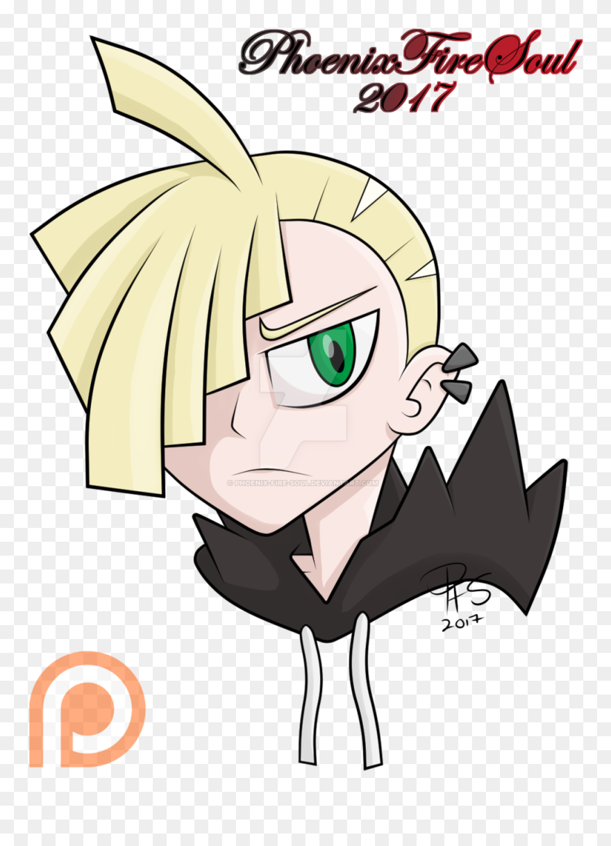 Gladion By Phoenix Fire Soul - Cartoon Clipart