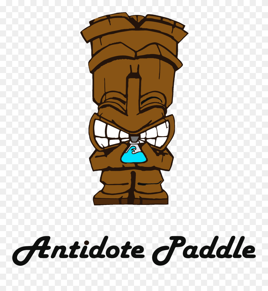 Transparent Paddle Boarding Clipart - Cartoon - Png Download