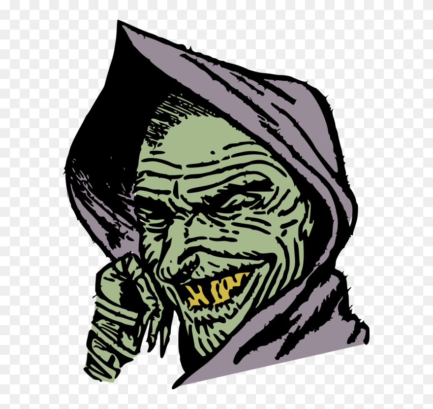 Visual Arts,head,art - Goblin Stock Clipart Black And White - Png Download