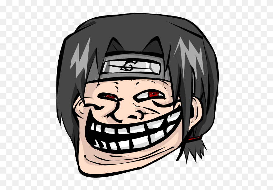 Naruto Troll Face Clip Arts - Png Download