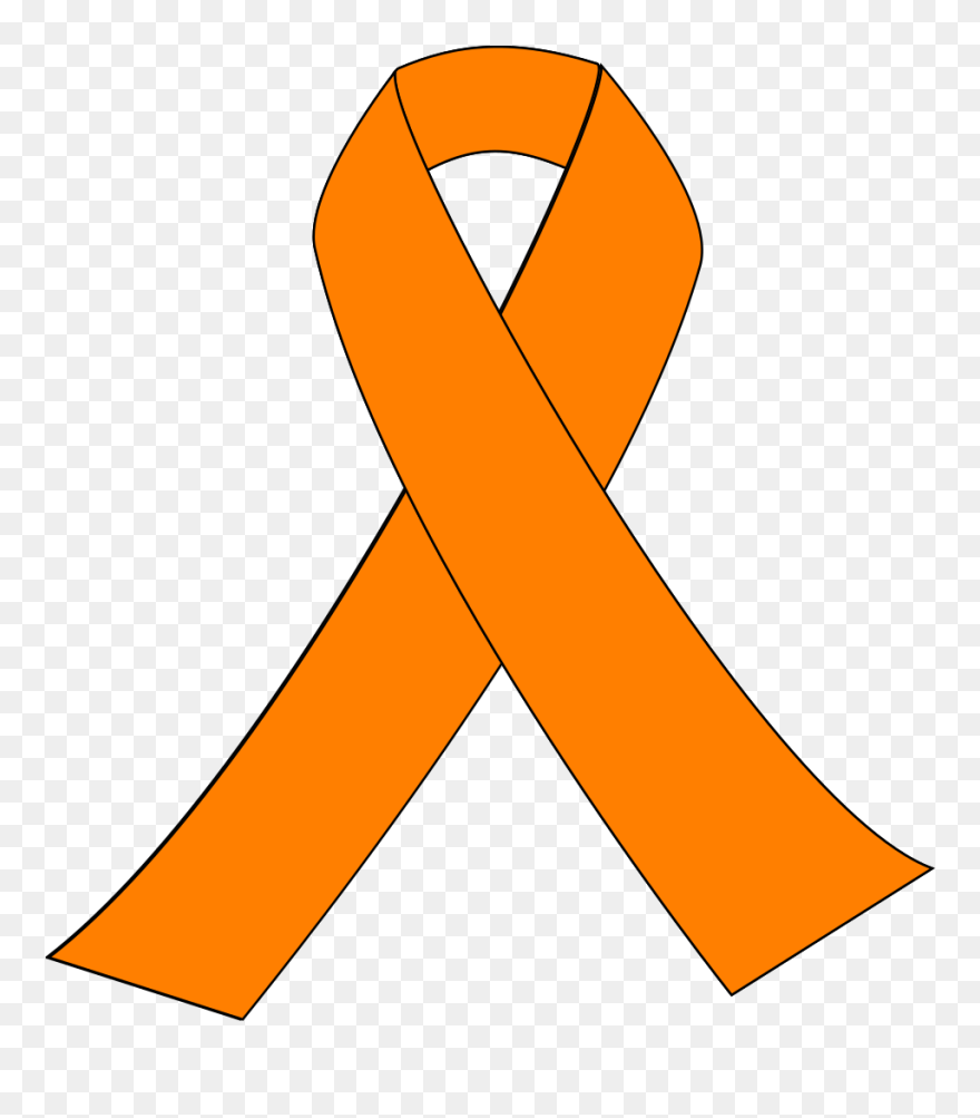 Orange Ribbon Clip Art - Png Download