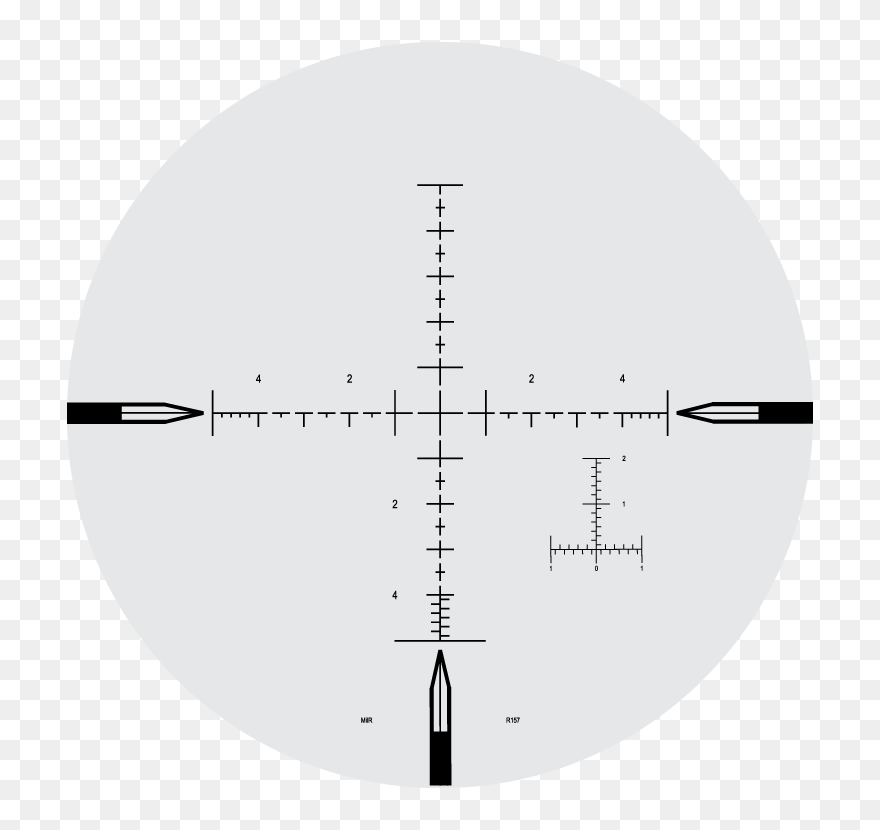 5 10x 24mm Mil R, Great Scope - Red Fort Clipart
