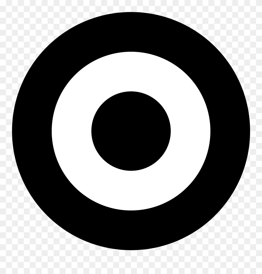 Black Target Free Png - Circle Clipart