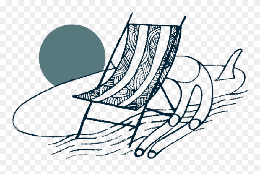 St Ives Surf School Josh Vyvyan Beach Illustration Clipart