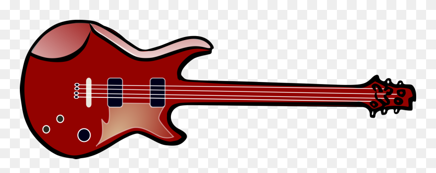 Acoustic Electric Guitar,string Instrument,acoustic - Clip Art Bass Guitar - Png Download