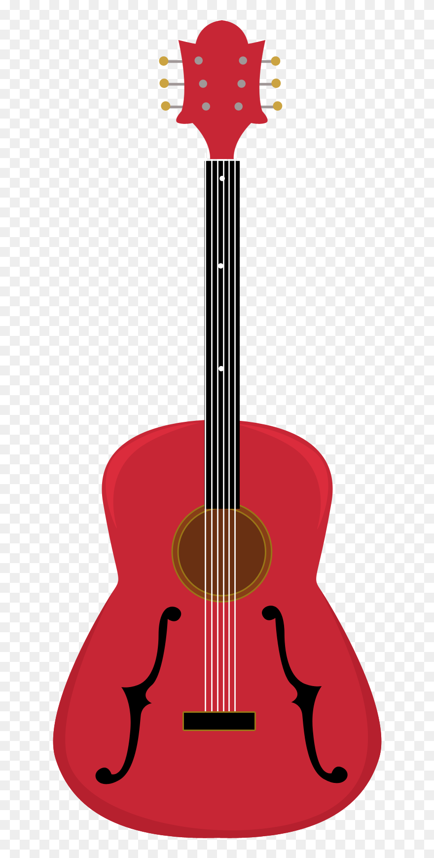 Pink Guitar Clipart - Png Download