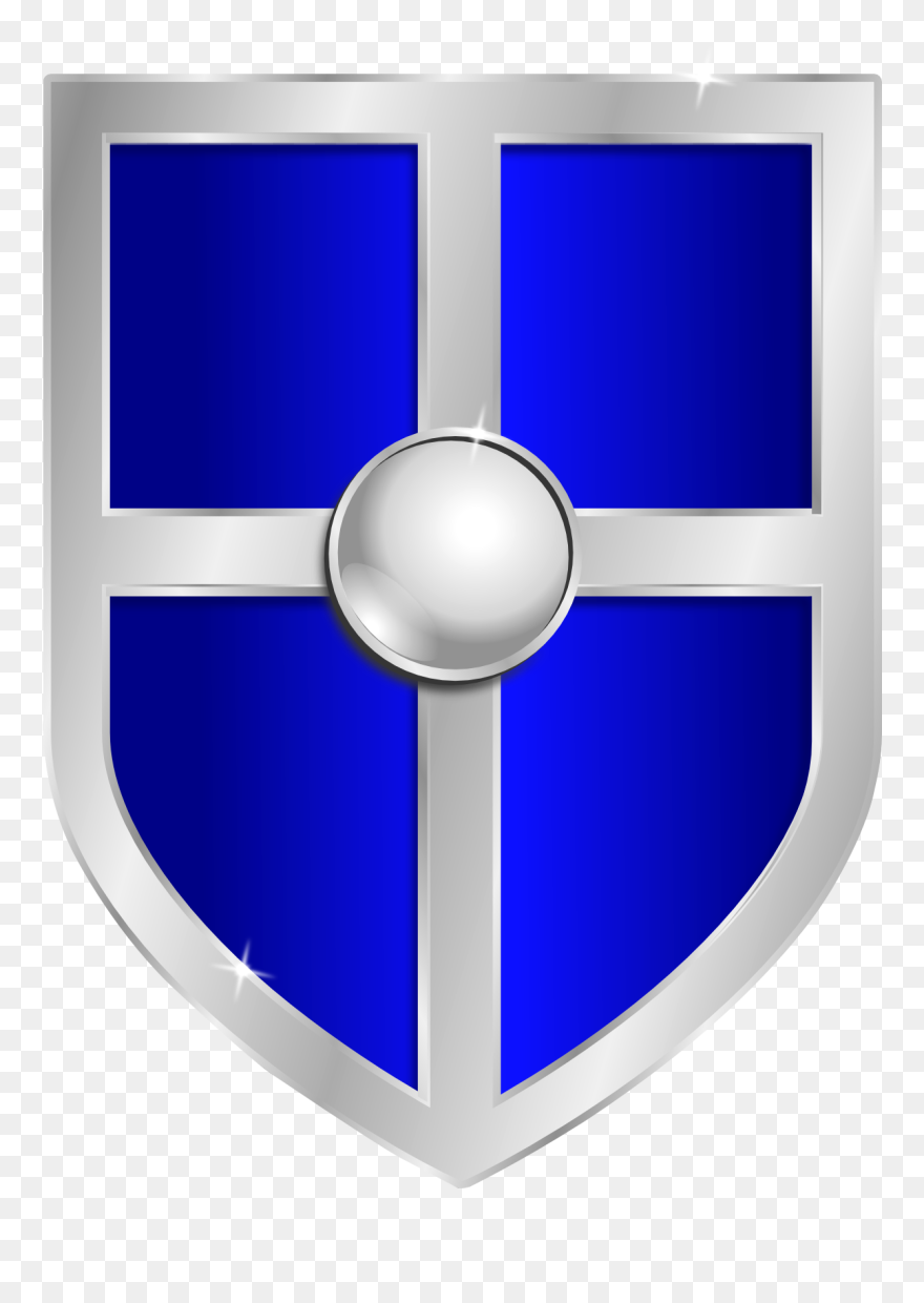 Shield Png Clipart - Gold Shield Crest Transparent Background