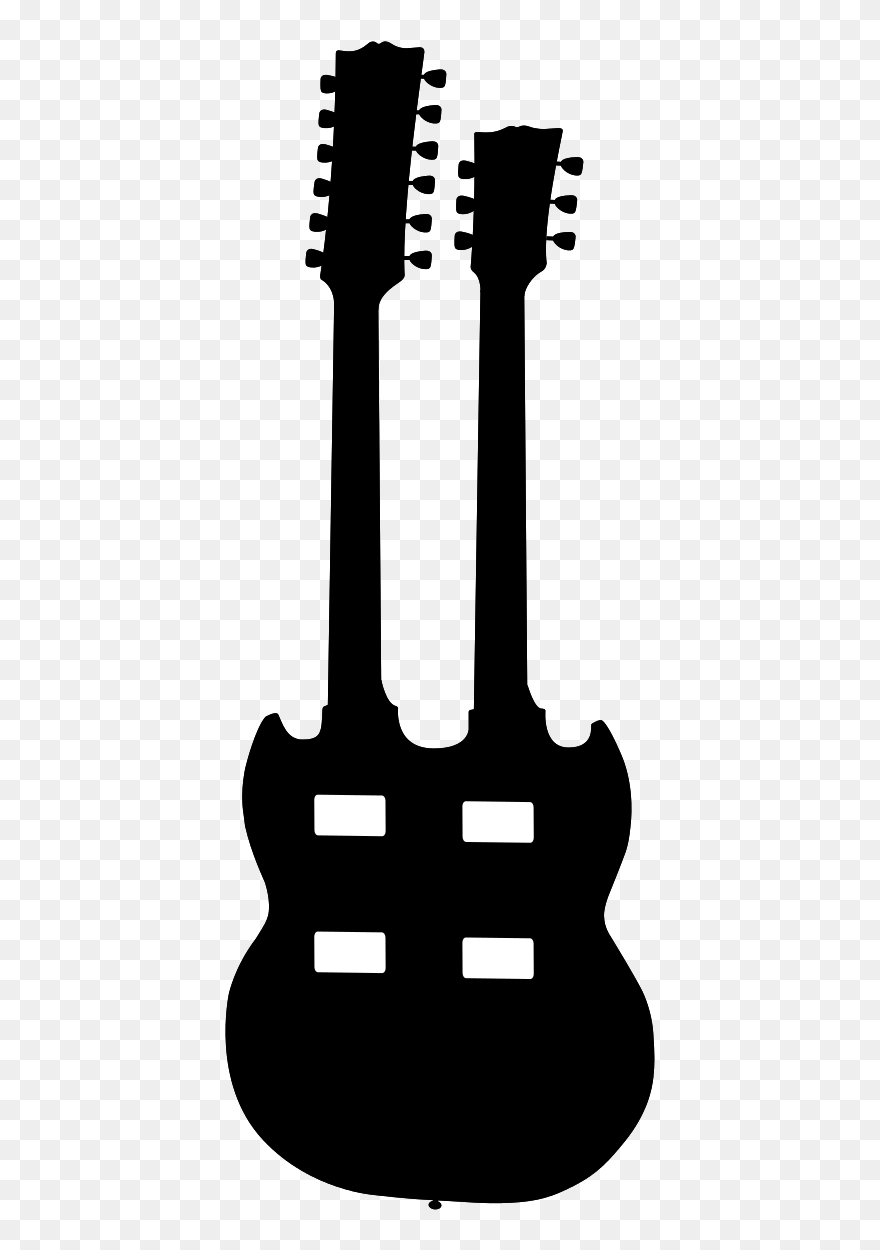 Guitar Clipart Svg - Bass Guitar - Png Download