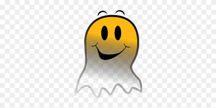 Ghost Smiley Png Images - Yellow Ghost Clipart