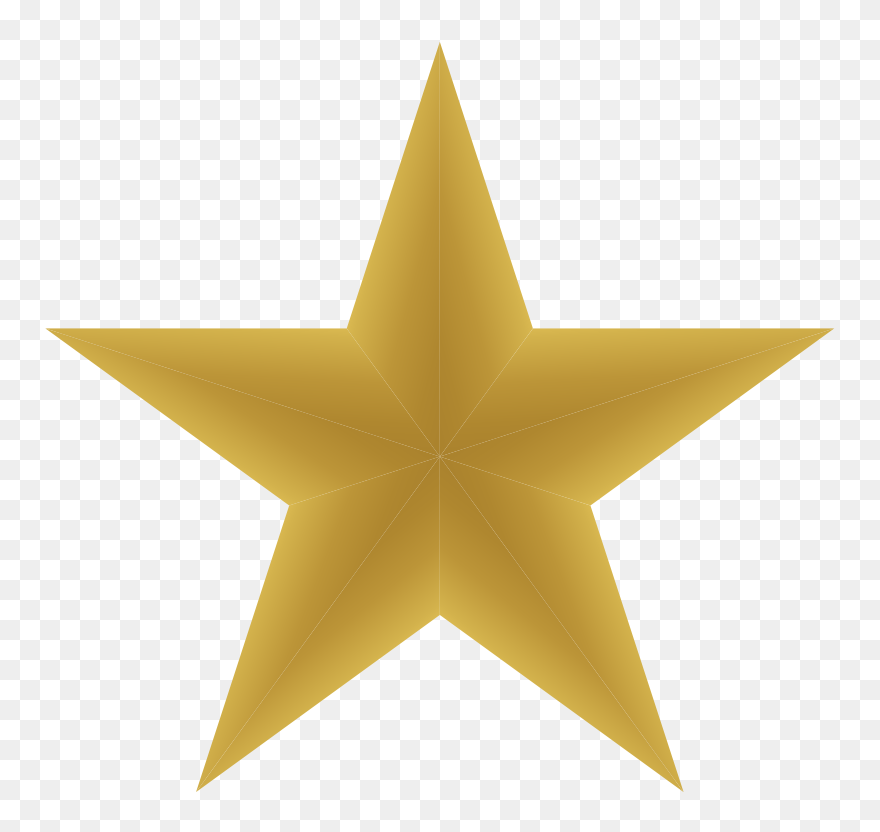 Gold Star Png - Dark Gold Star Png Clipart