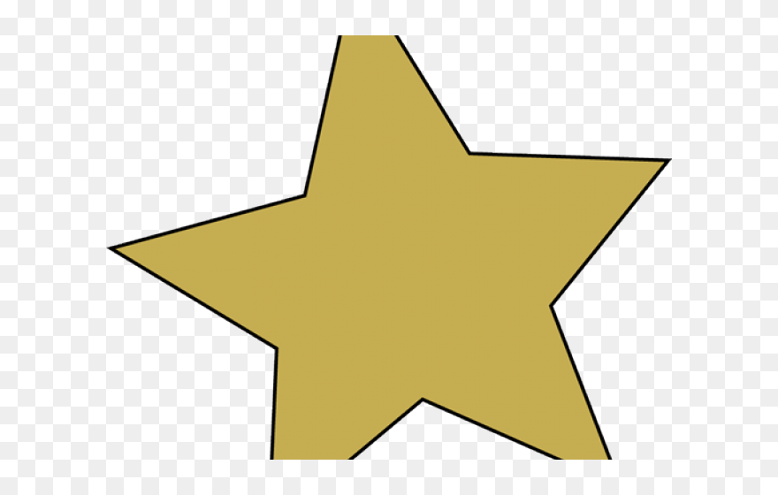 Transparent Gold Star Clipart - Png Download