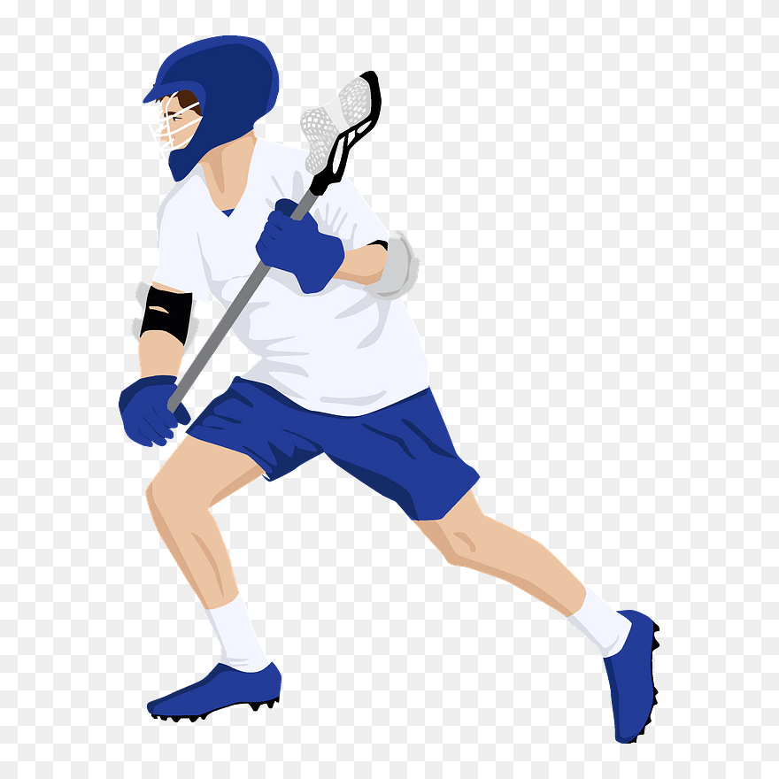 Lacrosse Player Clipart - Png Download