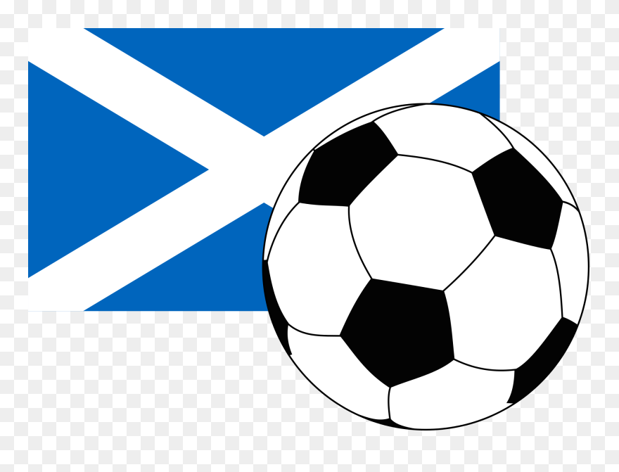 Football Clipart Flag - Clip Art Soccer Ball Transparent - Png Download