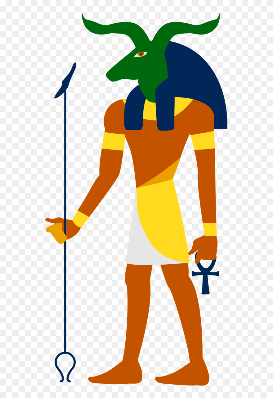 Transparent Temple Clothing Standing Line Clipart For - Thoth Egyptian God Clipart - Png Download