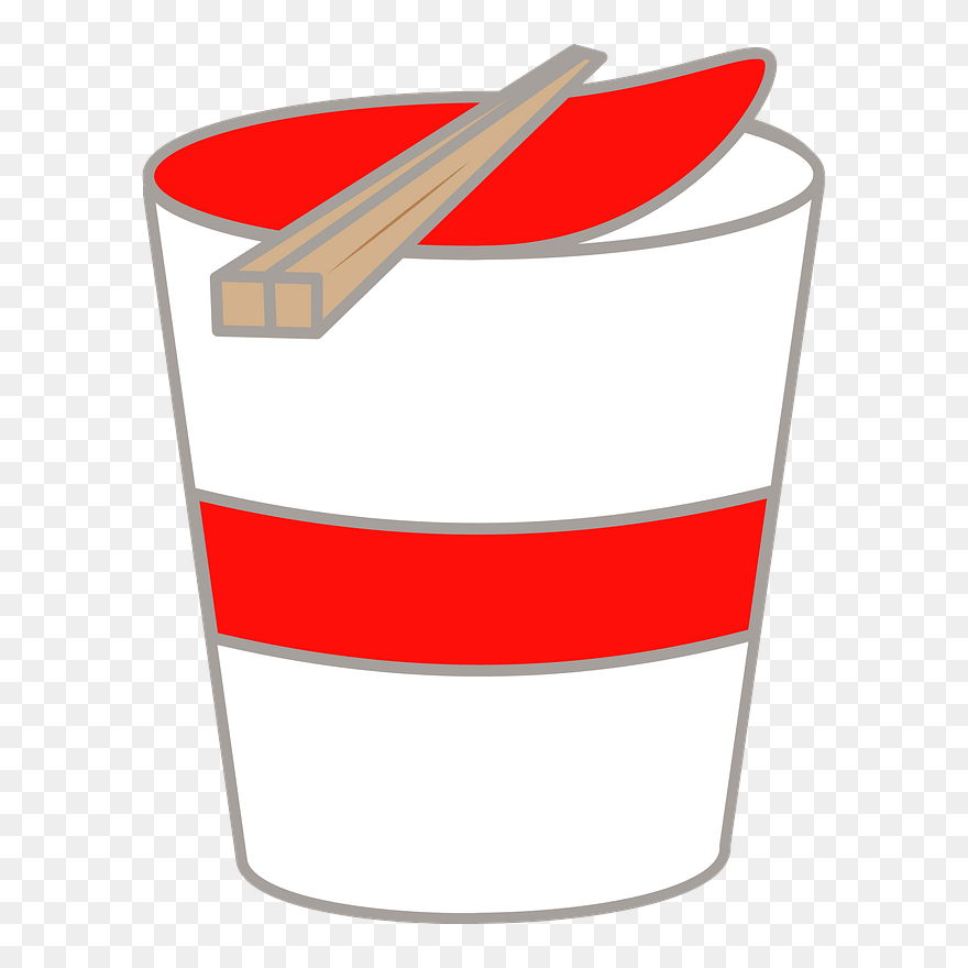 Cup Noodle Food Clipart - Png Download