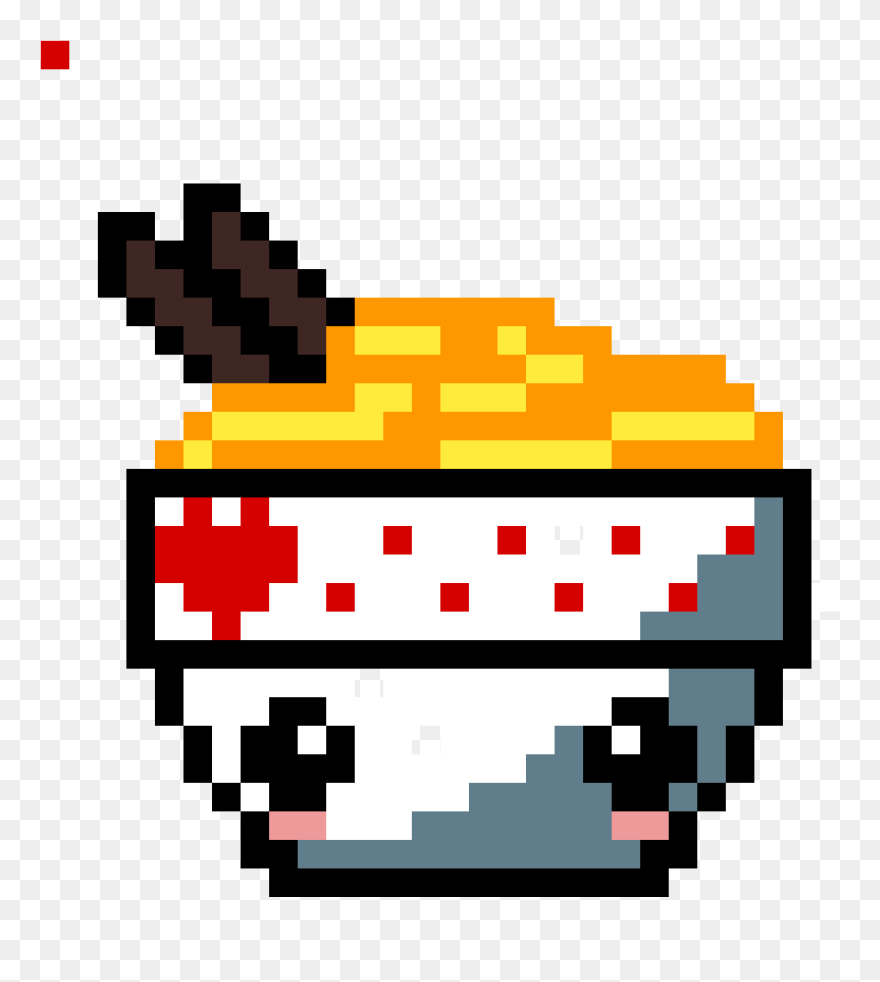 Kawaii Food Pixel Art Clipart