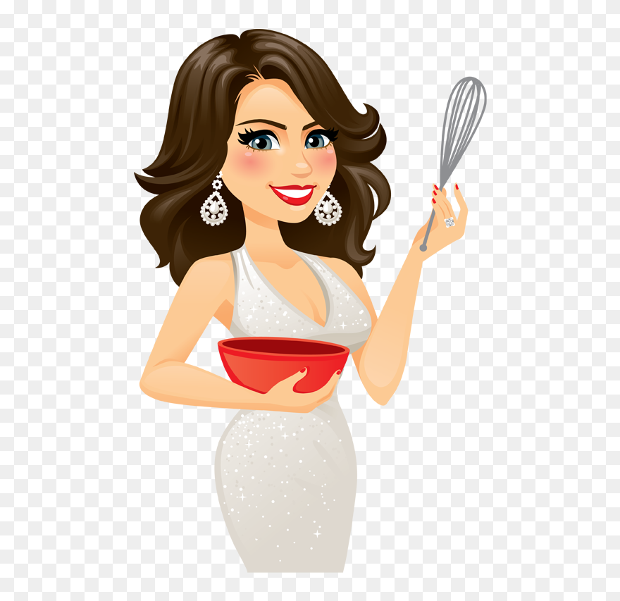 Cooking Woman Cartoon Png Clipart