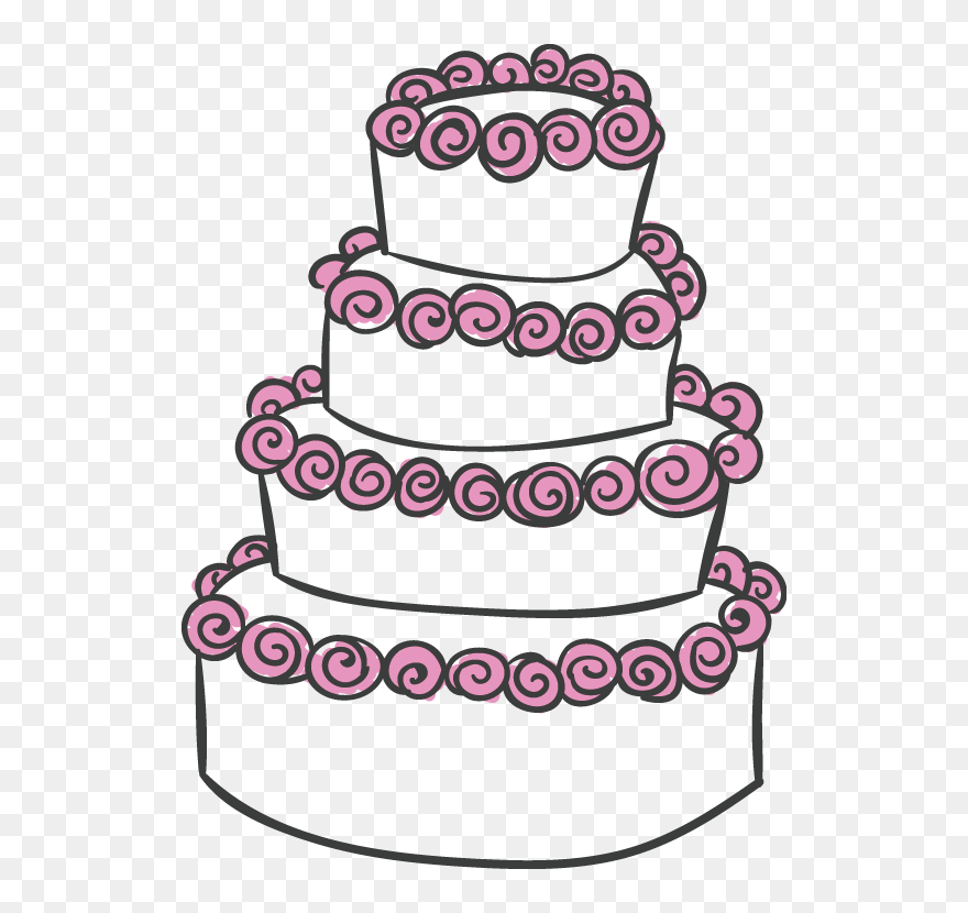 Elements Transprent Png Free Download Decorating Pasteles - Wedding Cake Clipart