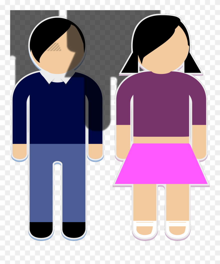 Symbols Of Boy And Girl Clipart