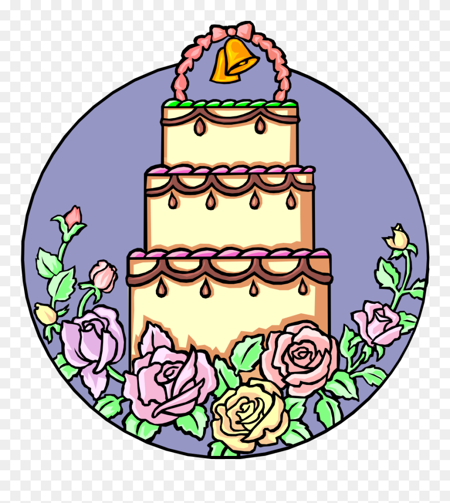 Transparent Wedding Cake Clipart - Wedding Cake - Png Download