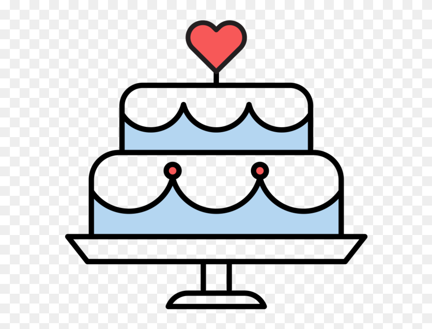 Kitties Wedding2 - Cake Clipart