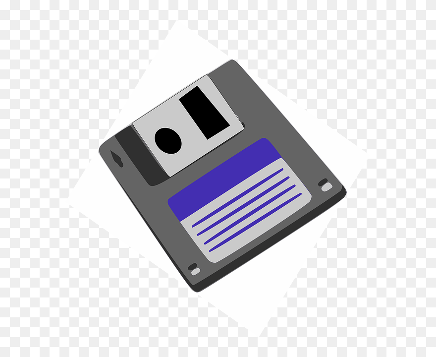 Computer Floppy Disk Clipart - Png Download