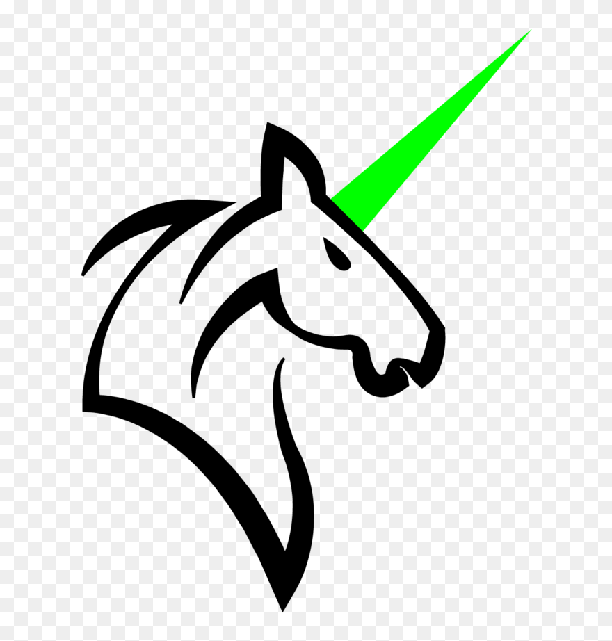 Unicorn Horn Pegasus Logo Computer Icons - Horse Head Outline Png Clipart
