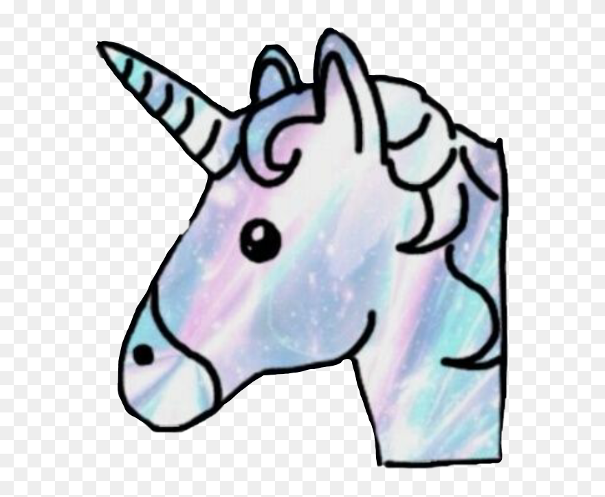 #unicorn #millysstickers #stivker #rainbow #colours - Emoji Transparent Unicorn Clipart