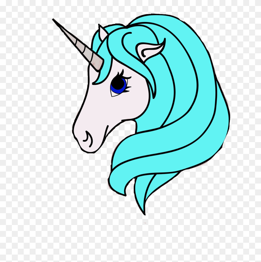 Horn Clipart Silver Unicorn - Png Download